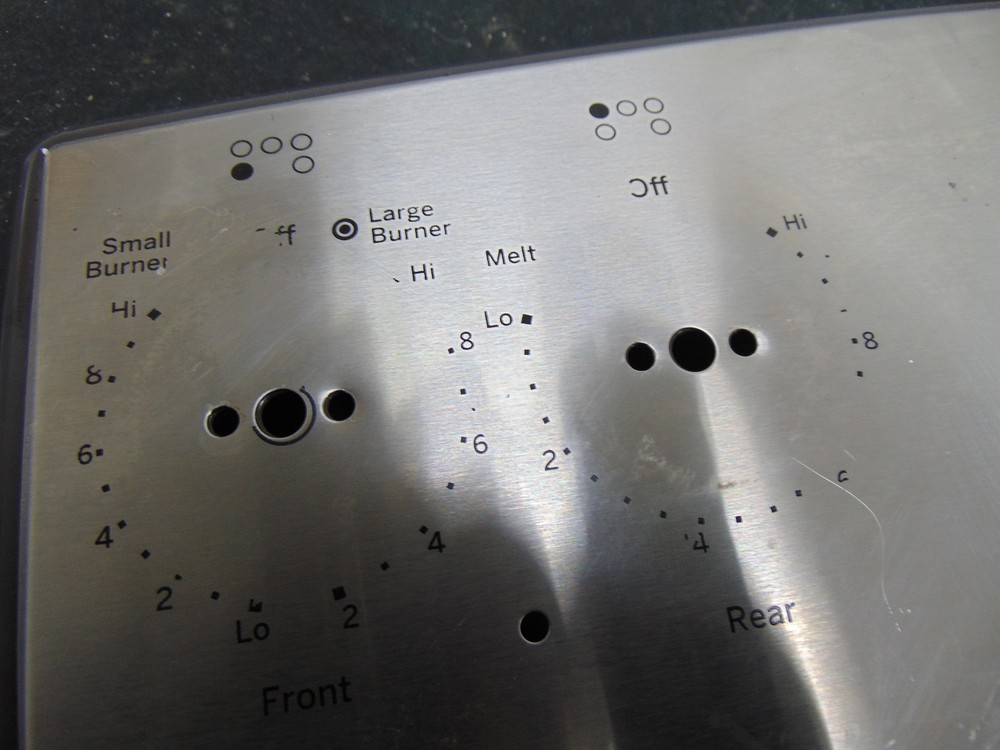 GE Electric Range JB650SF2SS Control Panel