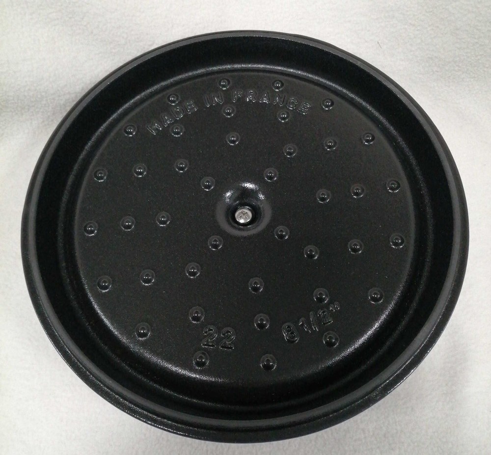 STAUB Cocotte Round Blueberry 22cm Authentic