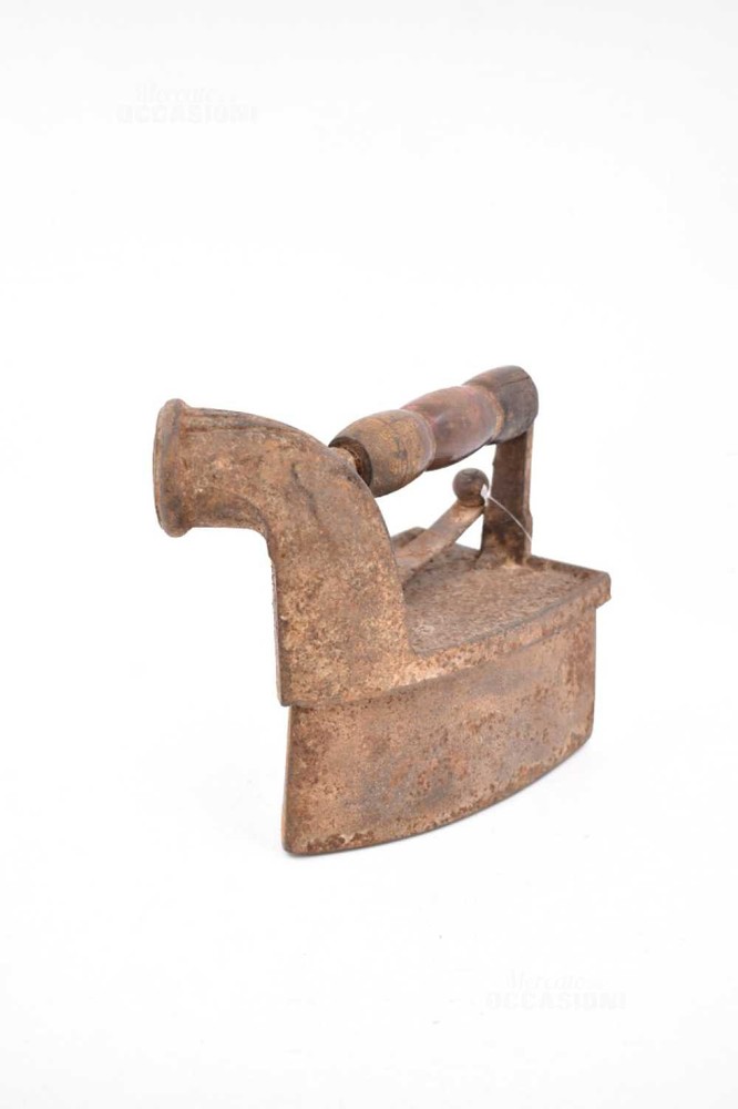 Antique Cast Iron Coal Iron