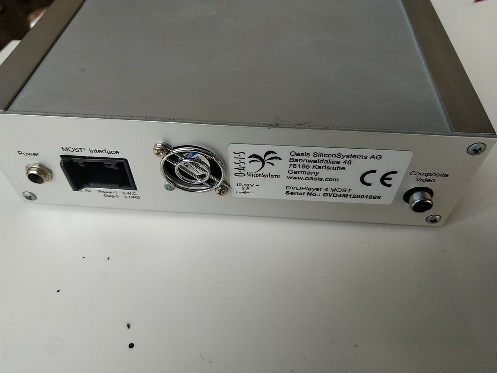 OASIS DVDPlayer 4 MOST Silicon systems