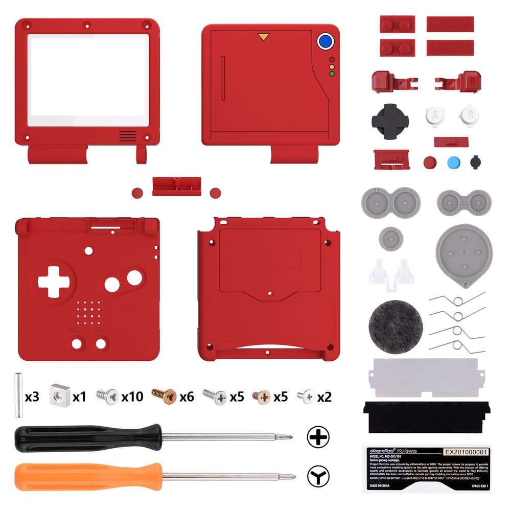 IPS Ready Style Custom Replacement Housing Shell for Gameboy Advance SP GBA SP