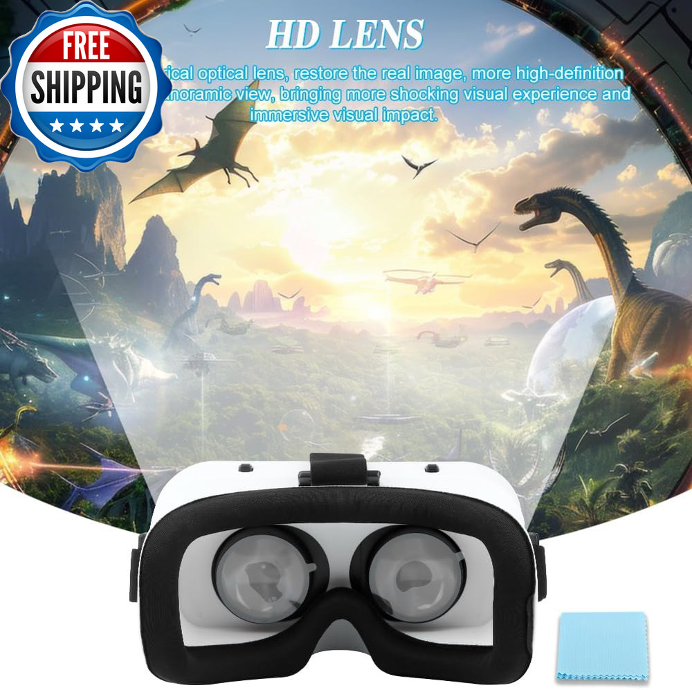 Virtual Reality Goggles, 3D VR Glasses Adjustable VR Virtual Reality Headset wit