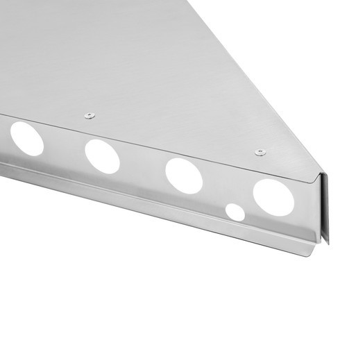 Premium Stainless Steel Corner Shower Shelf - Space-Saving Triangular Design