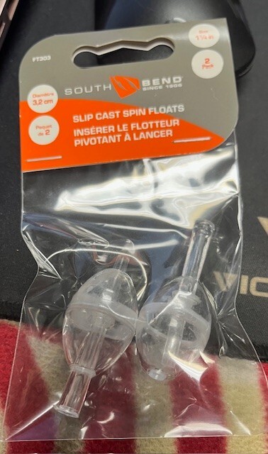 2-Count - SMALL - Clear Casting Bubble FLOAT - Wet or Dry FLY RIG Trout