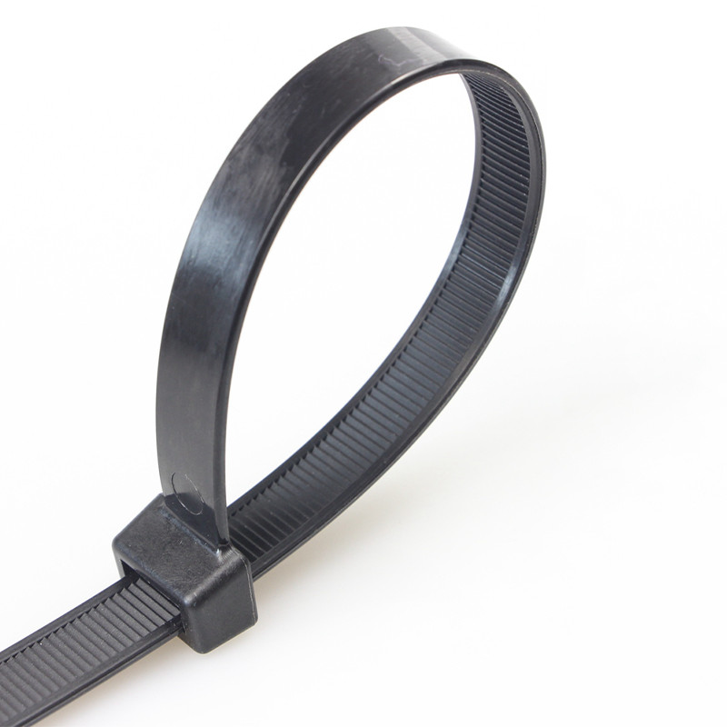 Self-Locking Plastic Nylon Cable Ties Nylon Zip Tie Wraps Black Width:2.5mm-15mm