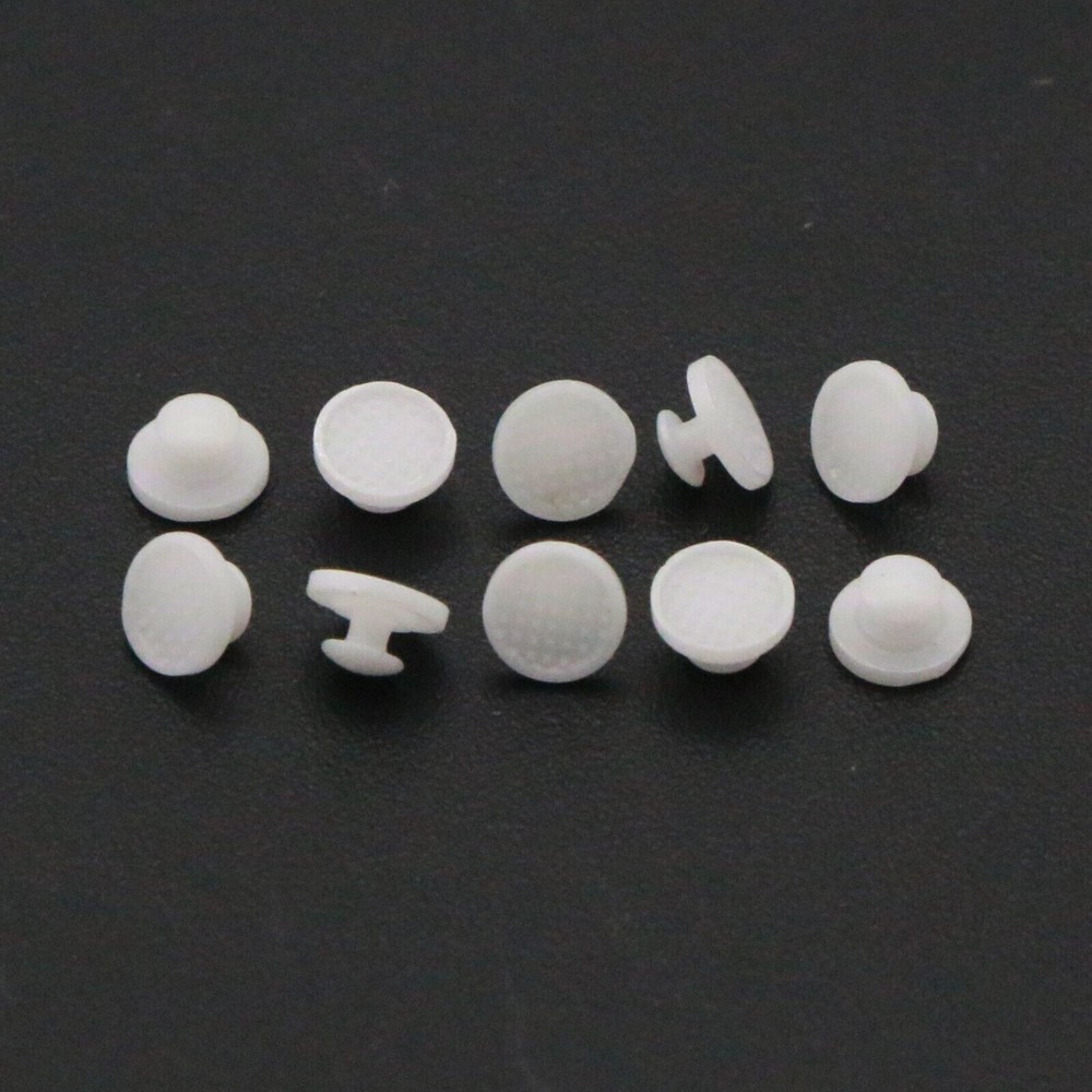 10/Bag Dental Orthodontic Ceramic Lingual Button Bondable Round/Rectangular Base