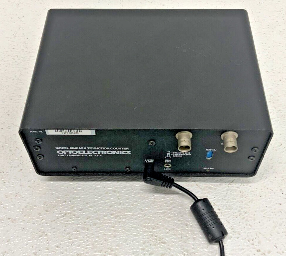 Optoelectronics 8040 Multifunction Digital Frequency Precision Tester Counter