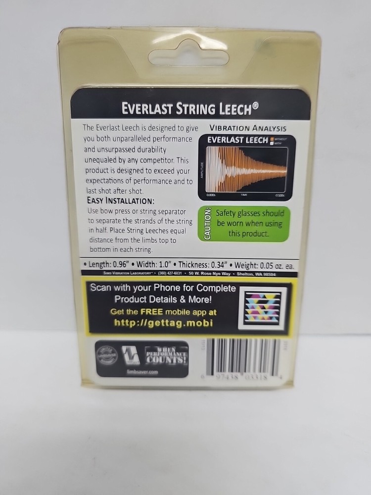 Limbsaver Everlast Bow String Leech - (Black) #3318