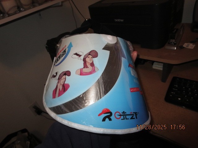 Face Shield Sun Solar Visor With UV Protection - Adjustable Face Shield Sun Sol