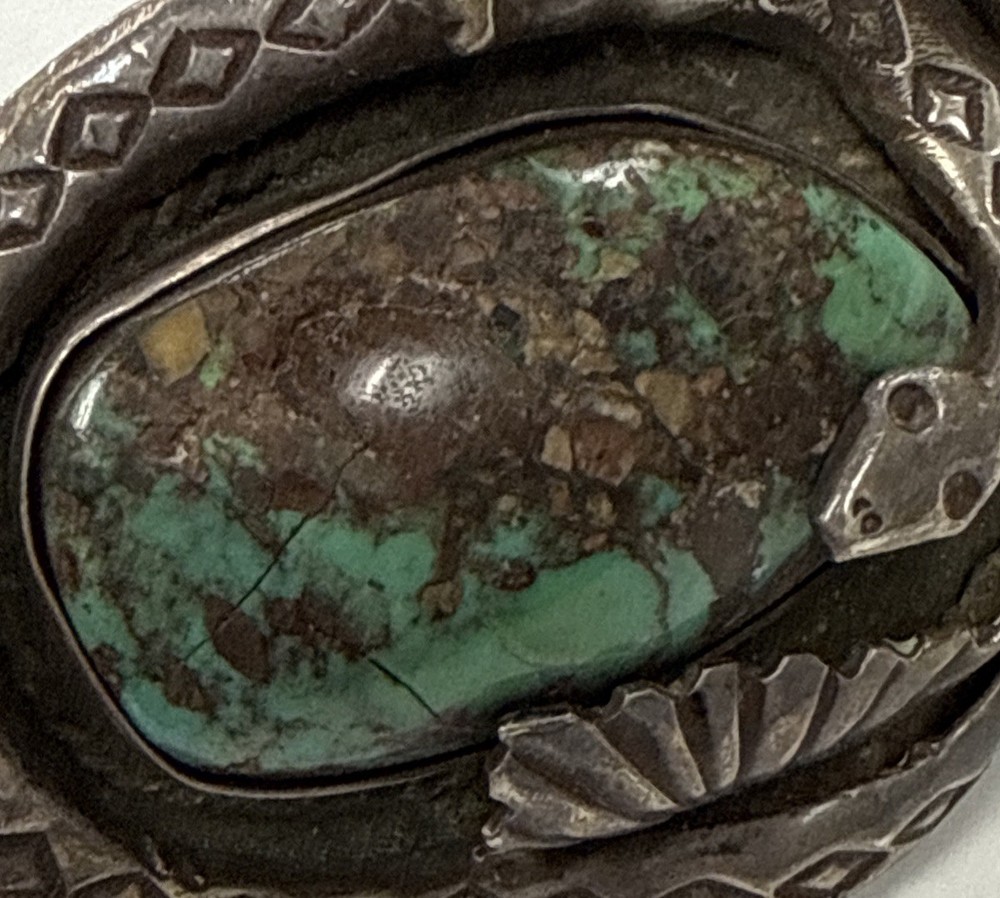 Hopi Native American Turquoise Ring Size 8
