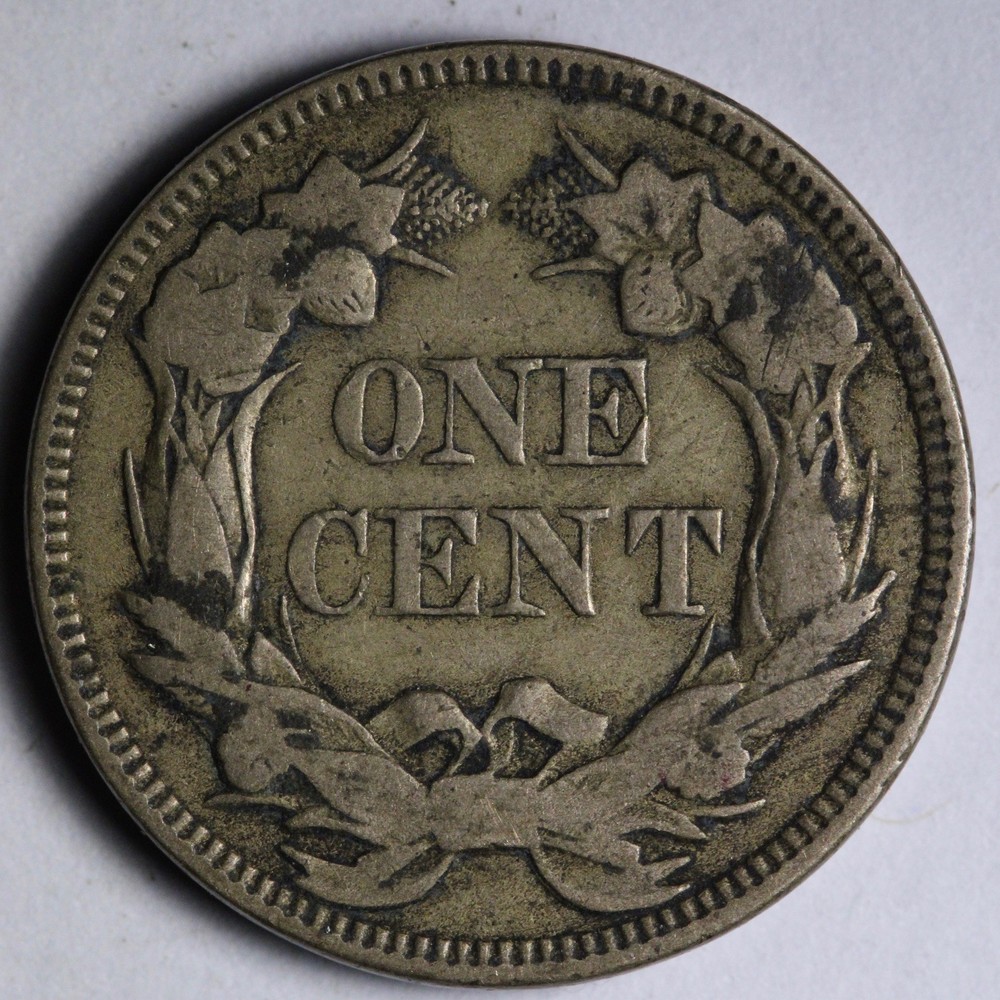 1857 Flying Eagle Cent Penny XF E103 OARFY