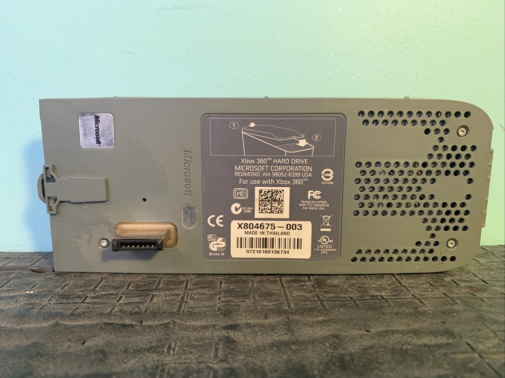 OEM MICROSOFT XBOX 360 EXTERNAL HDD HARD DRIVE -WORKING