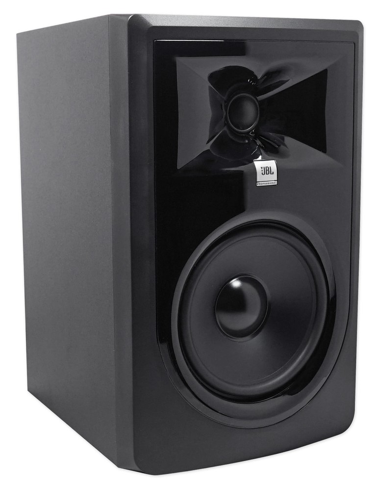 (2) JBL 306P MkII 6" 2-Way Powered Studio Reference Monitors+Isolation Feet Pads