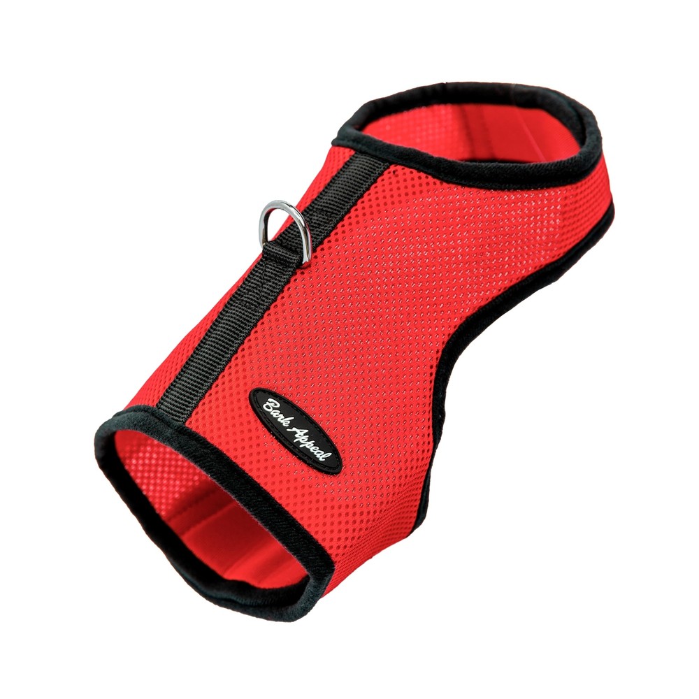 Solid Mesh Wrap N Go Harness Red Small