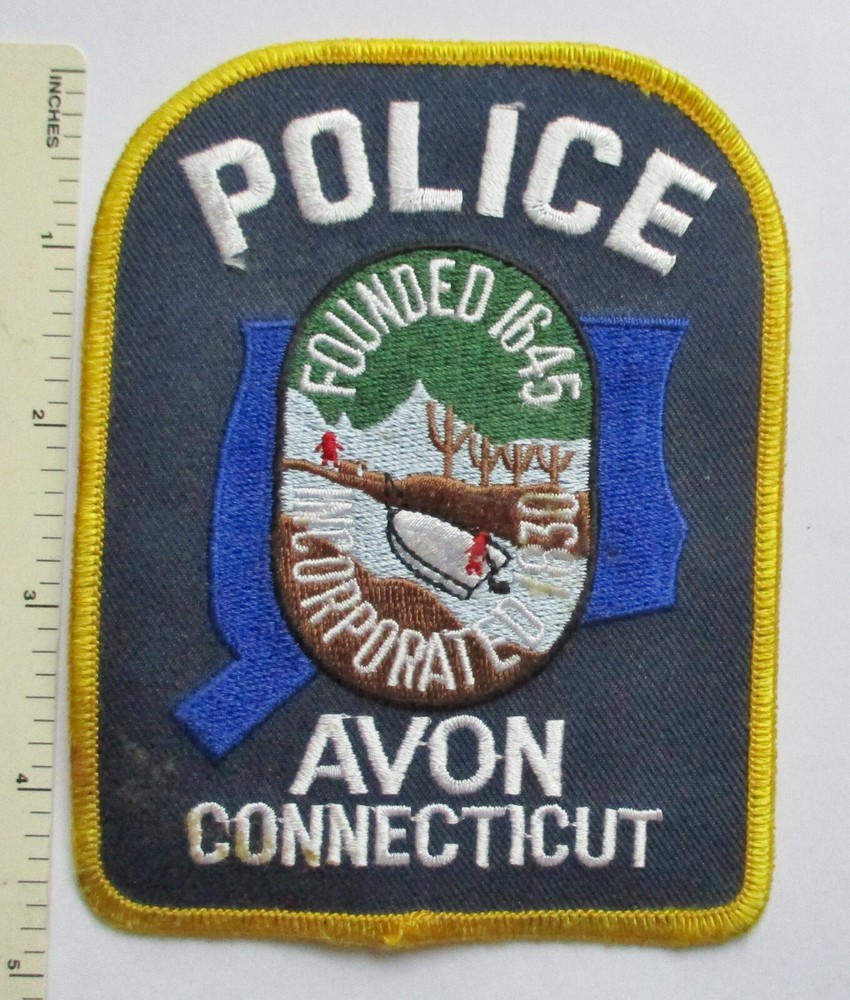 AVON CONNECTICUT POLICE PATCH Original
