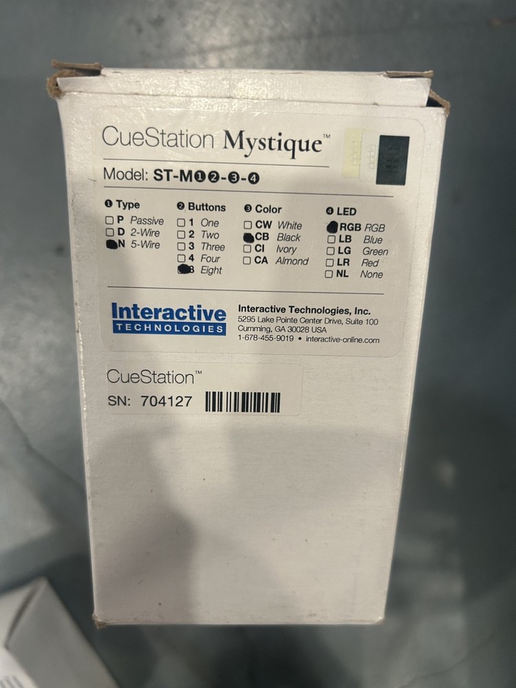 Interactive Technologies Cue Station: Mystique 8 Button