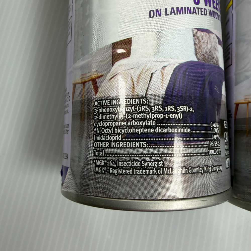 Lot 3 Raid Max Bed Bug Foaming Spray Crack Crevice 17.5oz Extended Protection