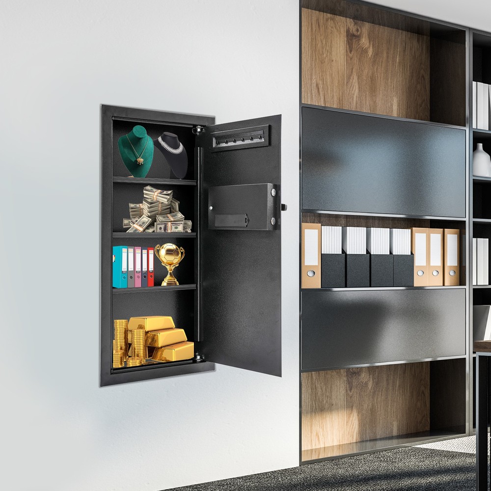 Wall-mounted Safe, Safe with Keys, Hidden Wall Safe