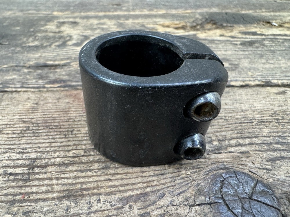 Bmx Double Seat Clamp Black 1-1/8”