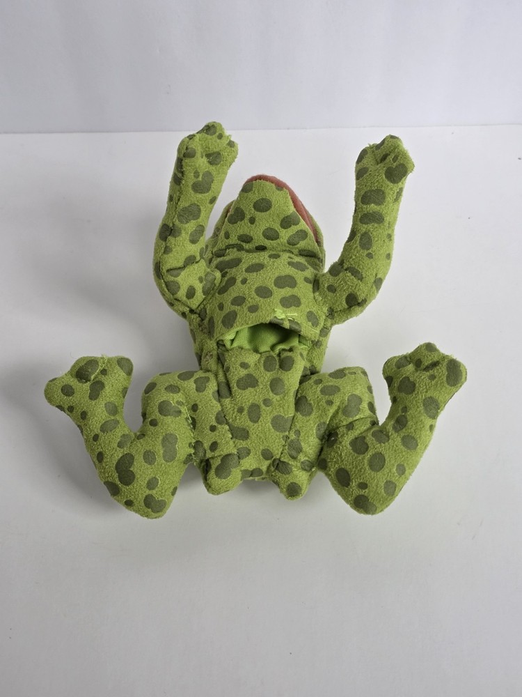 Folkmanis Mini Frog Finger Puppet Plush