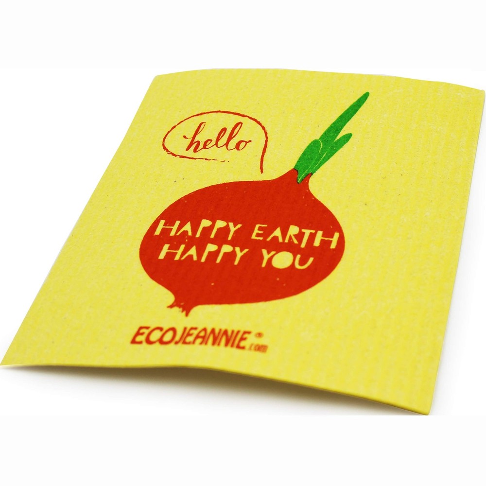 (5 Pack) Eco-Friendly German Cleaning Cloth 100% Biodegradable Cellulose Spon...