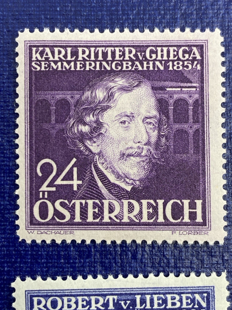 AUSTRIA. 1936 AUSTRIAN INVENTORS set. Sc. B146-B151. MLH