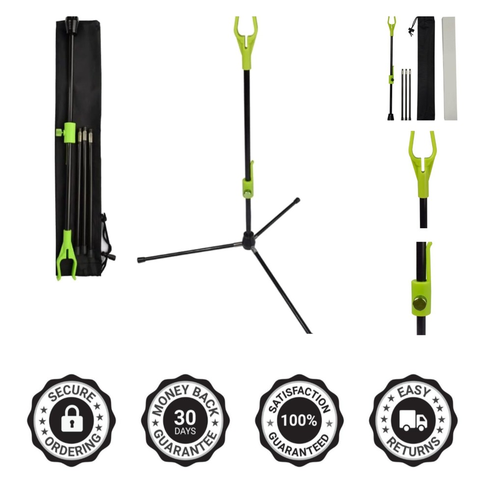 Versatile Archery Bow Stand – Recurve & Compound Bow Holder, 18.9” Height