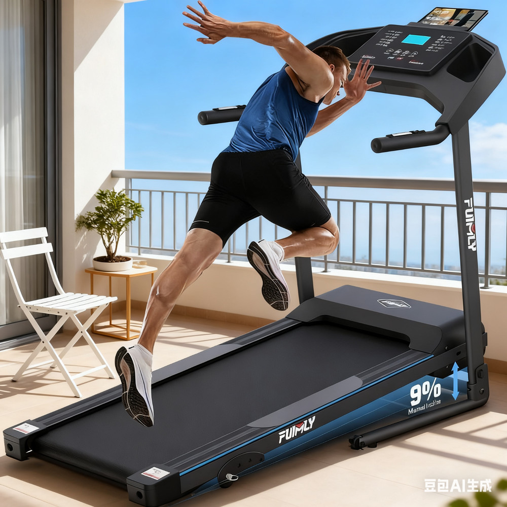 Under Desk Treadmill 3.5HP Walking Pad Running Electric Exercise Machine 300LBS