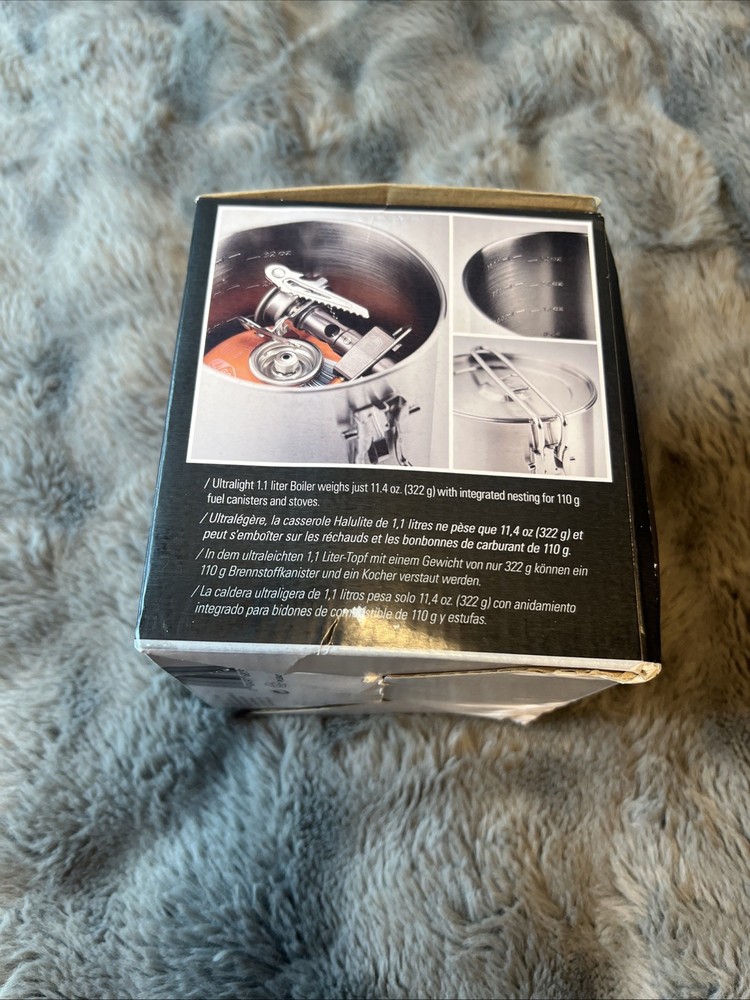 GSI Glacier Stainless 1.1 L Boiler Camping Cookware Rust Proof