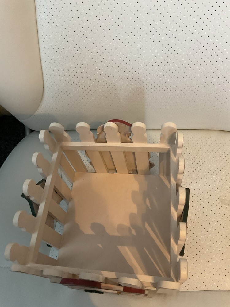 Christmas Basket Wooden