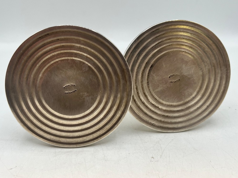 sterling silver candle stick holders