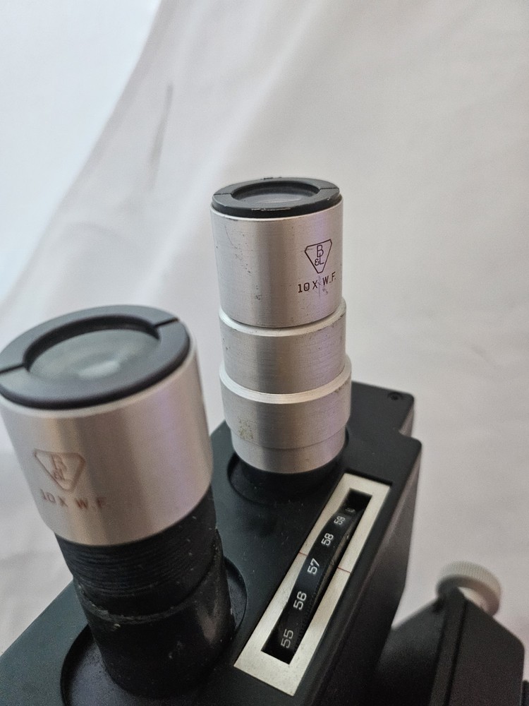 Bausch & Lomb B&L Microzoom Microscope Head Manipulator With Lenses