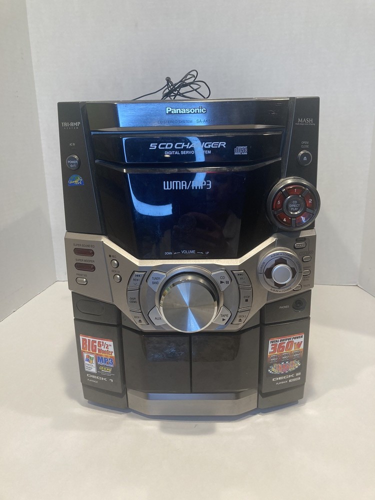 Panasonic SA-AK510 5 CD Digital Stereo System Tested