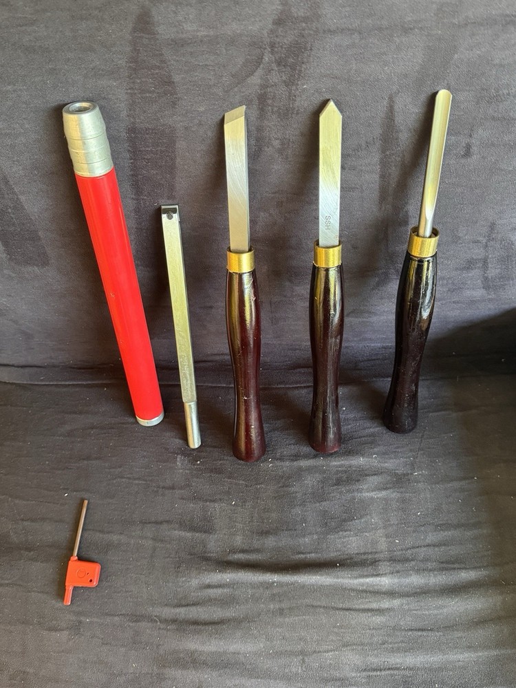 5 Piece Wood Chisel Lathe Turning Tool Set
