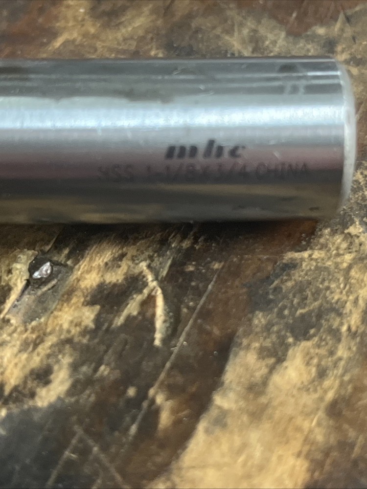 MHC Roughing End Mill HSS 1 1/8” 3/4”
