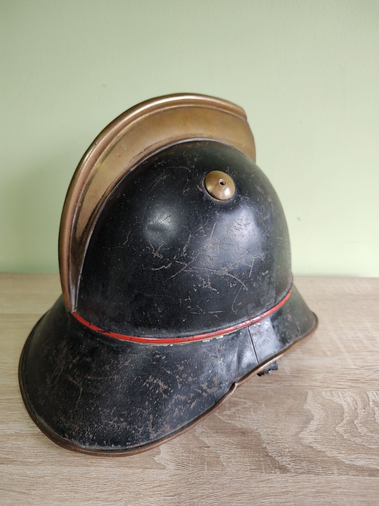 Vintage Swiss Firefighters Helmet