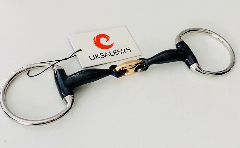 Sweet Iron Eggbutt Snaffle Bit Copper Lozenge (UKSALES25®) *SAME DAY DISPATCH*