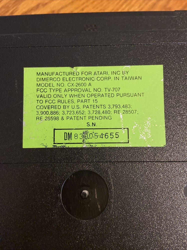 Atari 2600 Console For Parts Only