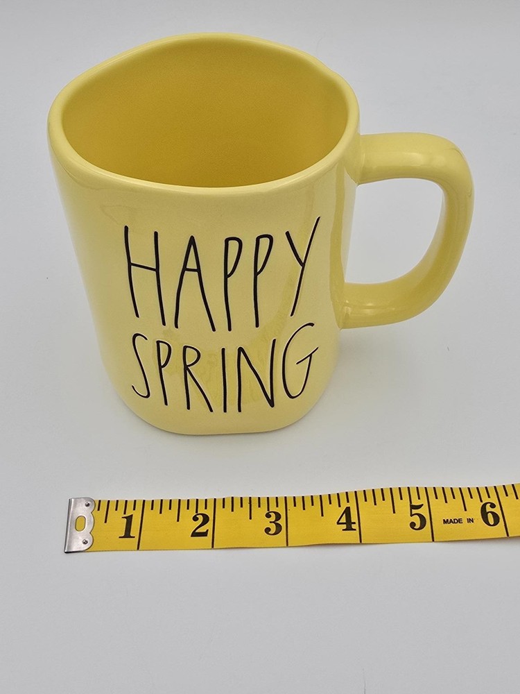 Rae Dunn Happy Spring Yellow Mug