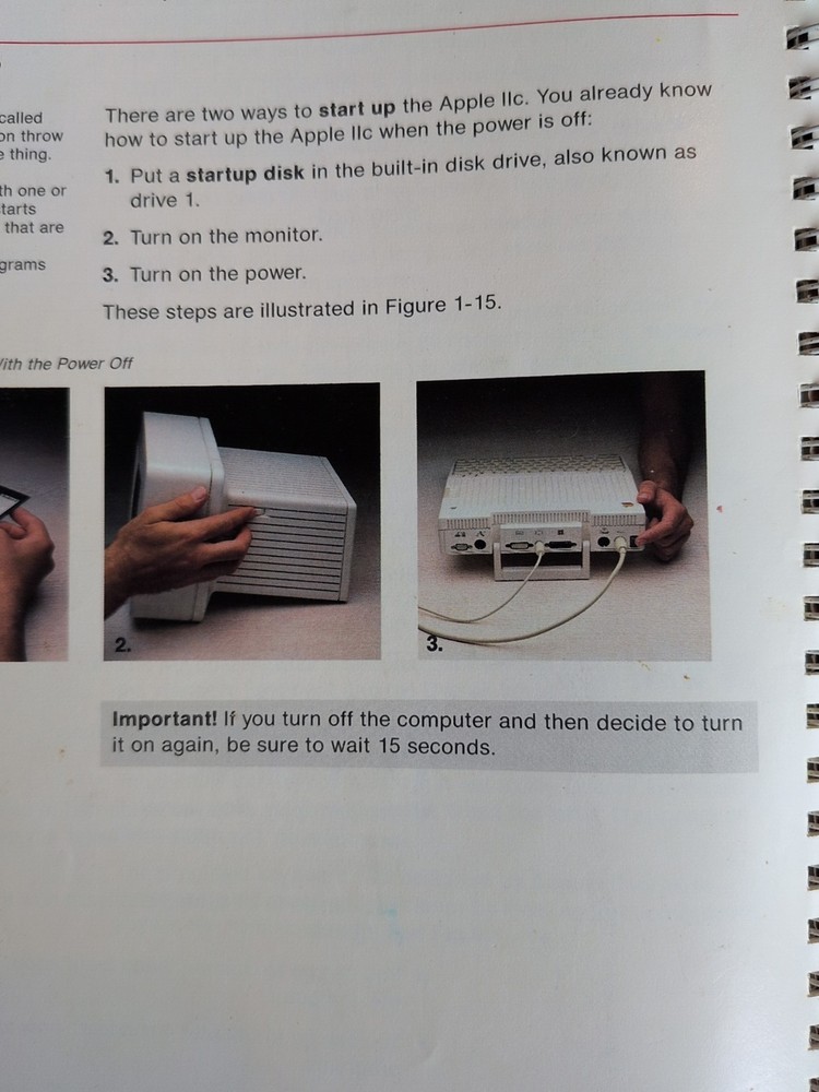 Apple IIc Owners Manual 1984 Spiral Bound, Software, System Utilities Guide Lot