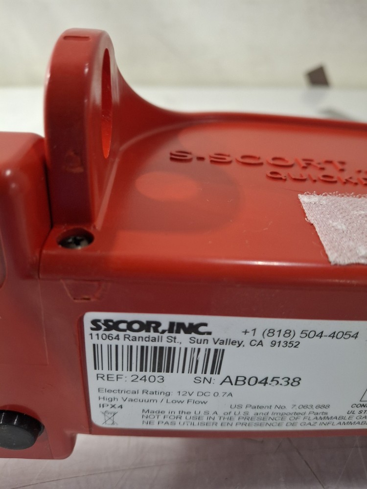 SSCOR, Inc. 2403 Quickdraw Handheld Aspirator