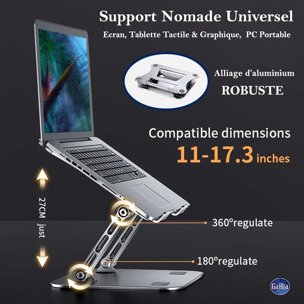 Adjustable Folding Laptop Tablet Graphic Screen Support