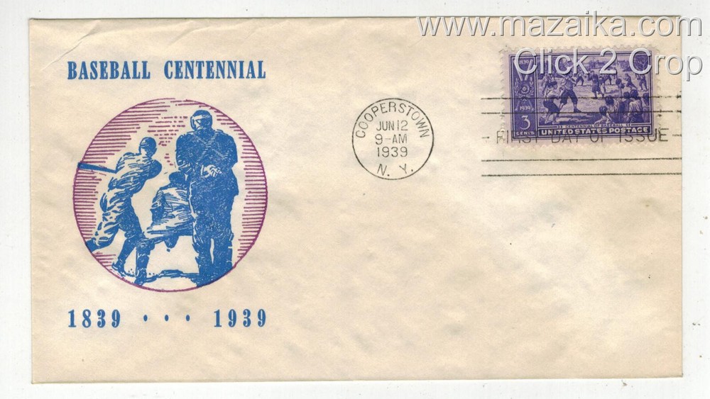 BASEBALL CENTENNIAL 855-93E UNKNOWN COLOR VARIETY MAROON & BLUE CIRCLE CV $75