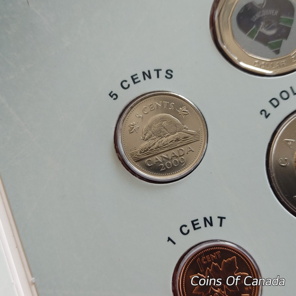 2009 Canada Coin Set - Vancouver Canucks Dollar - Special Edition #coinsofcanada