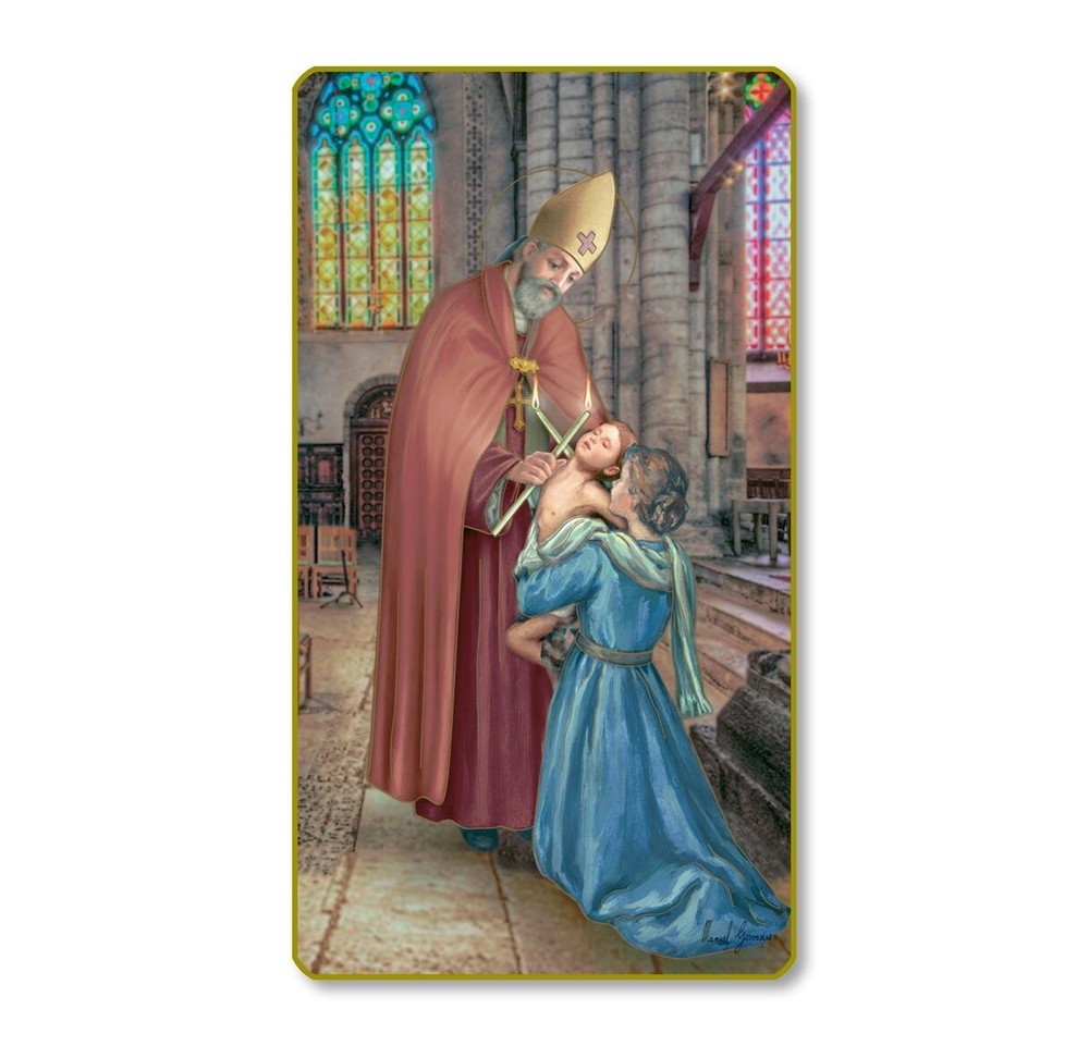 St. Blaise Paper Holy Cards, 100-Count Value Pack
