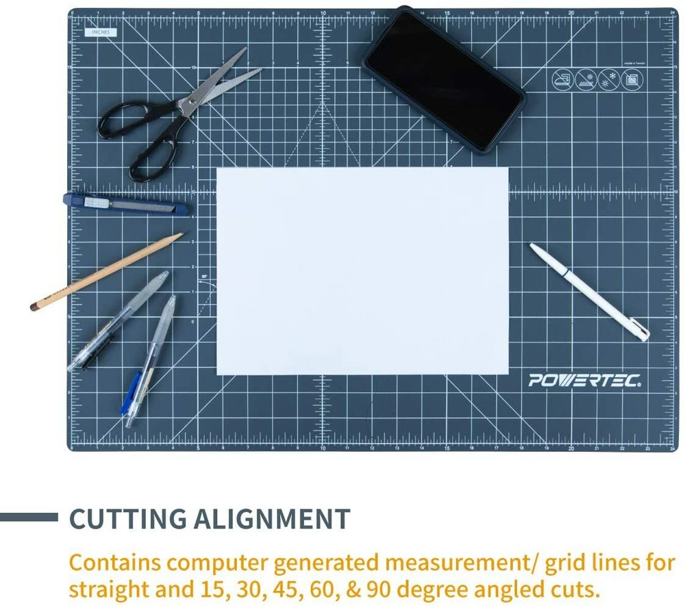 POWERTEC Foldable Mat 18 x 24" Knife Board (61002)
