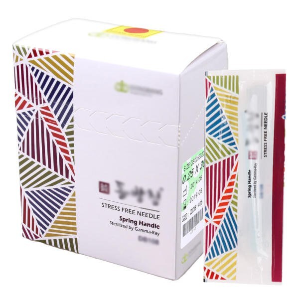 Korean Acu needles 1000pcs/Box Stress Free Spring Handle