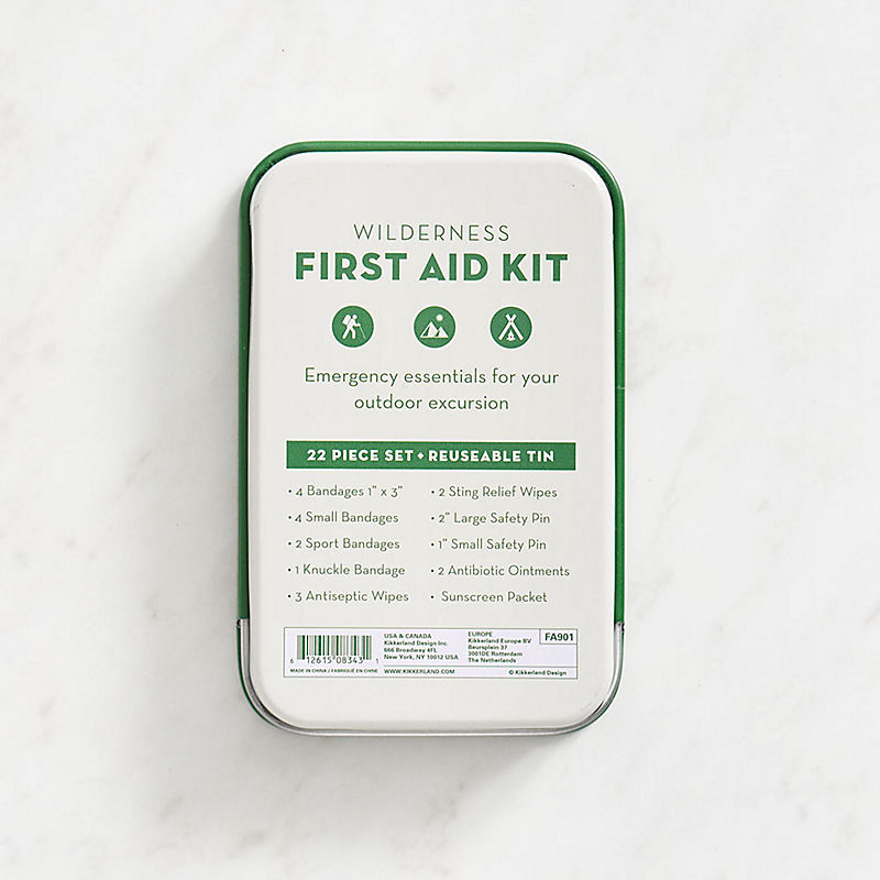 Kikkerland Wilderness First Aid Kit - 32pc Set