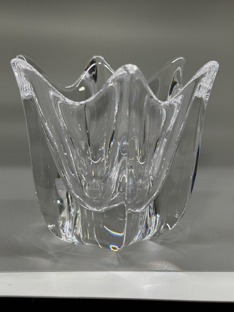 Vintage Orrefors Crystal Bowl Signed