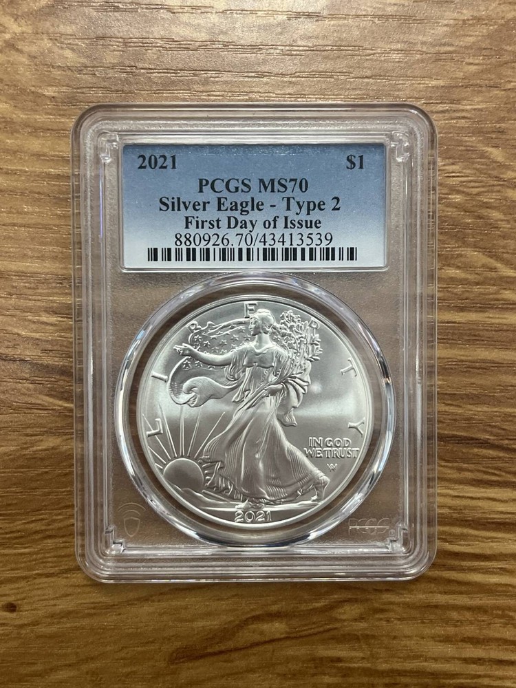 2021 - P - PCGS - MS70 - $1 Silver Eagle[B-8]